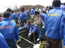 植林活動